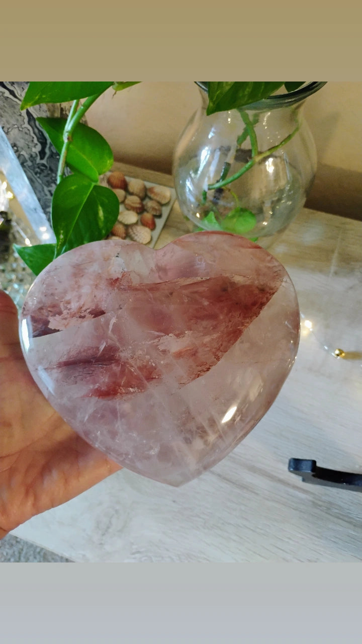 Rose Quartz Heart