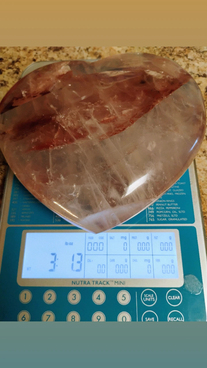 Rose Quartz Heart