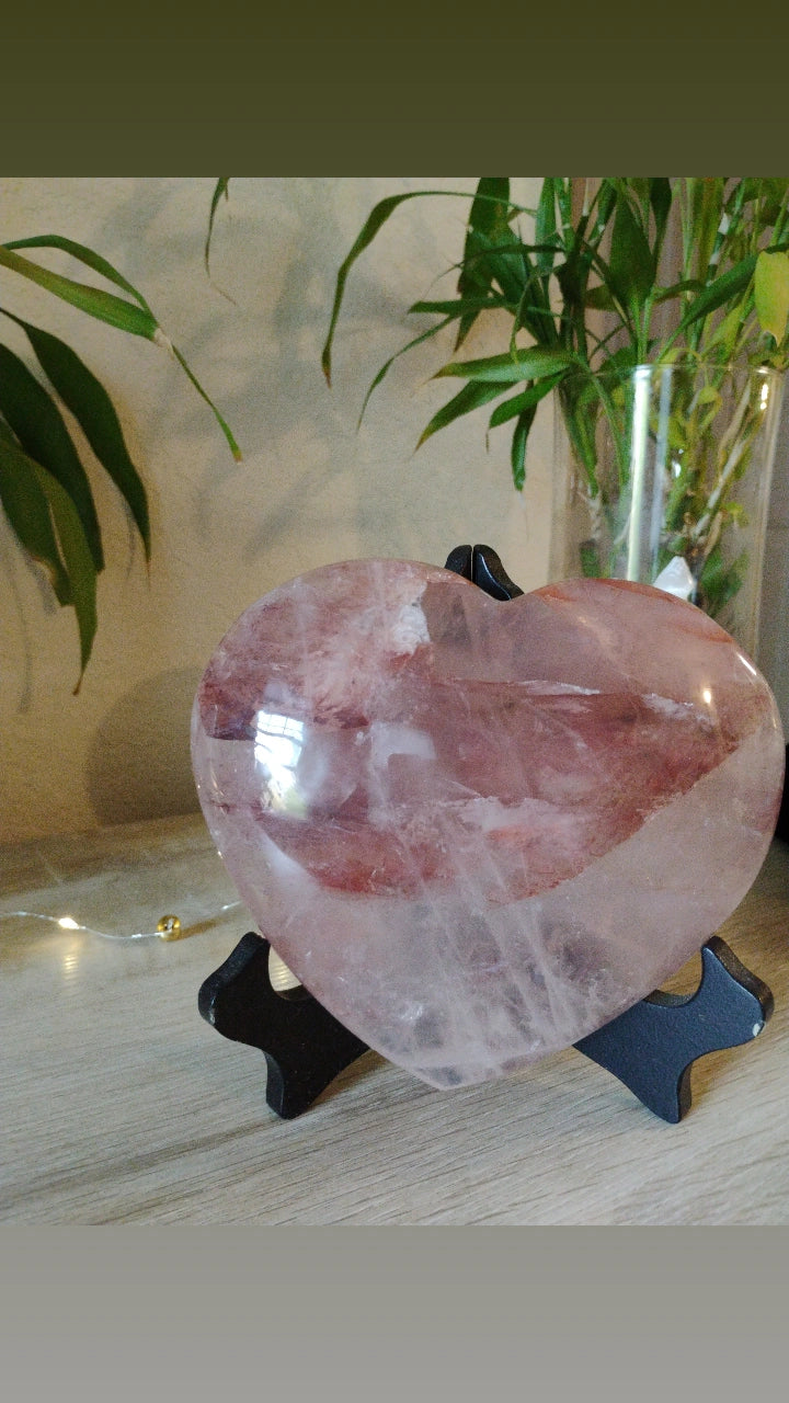 Rose Quartz Heart