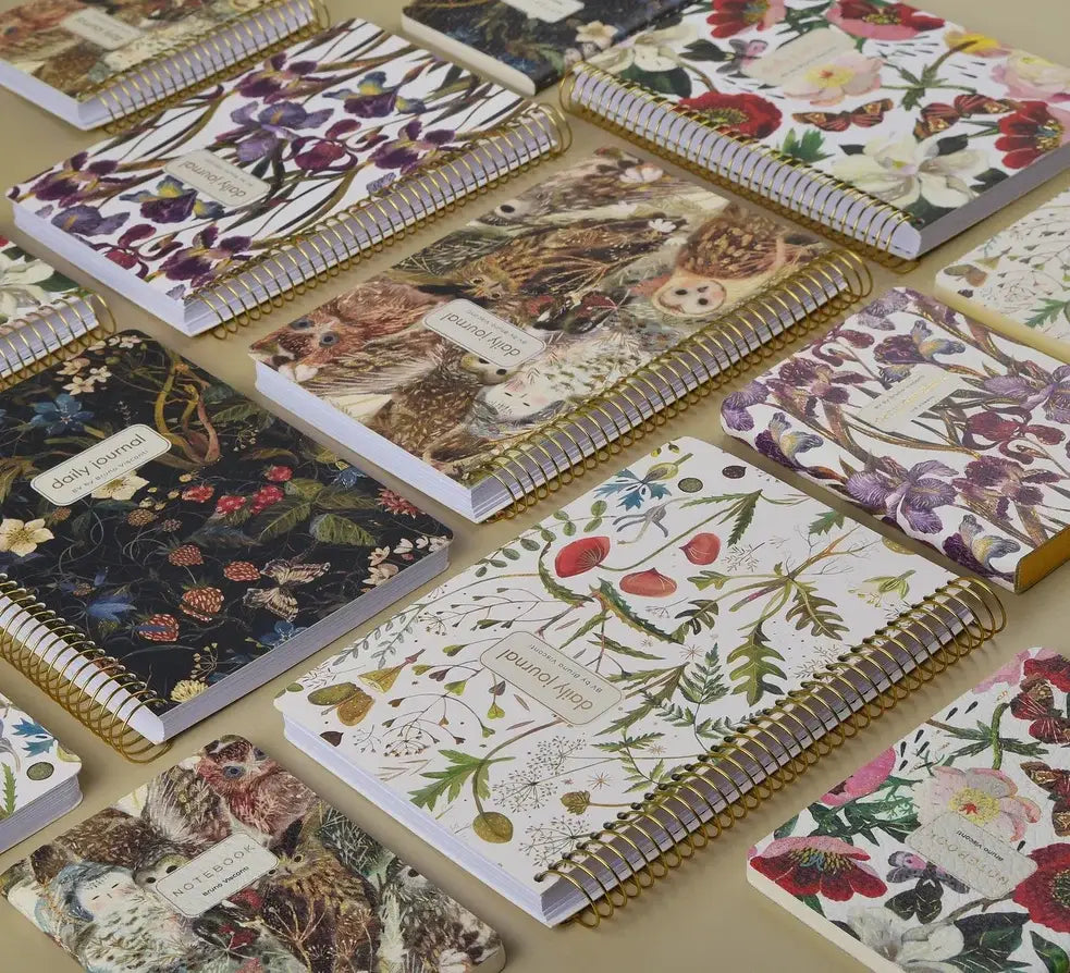 A5 ArtPlanner Spiral Weekly Diary - Owls