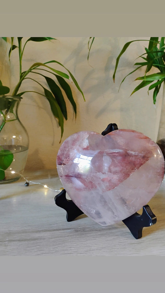 Rose Quartz Heart