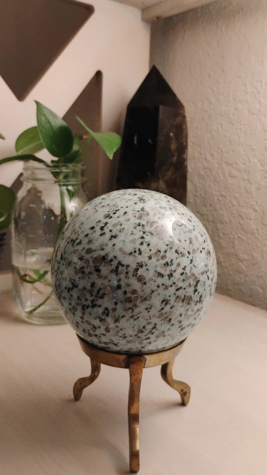 Kiwi Jasper Sphere