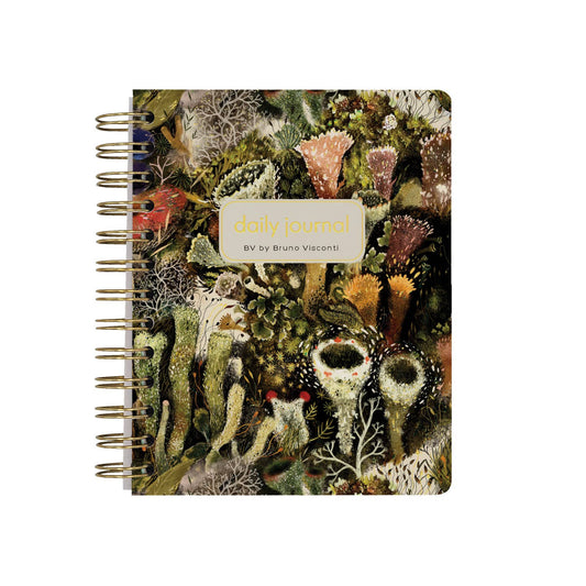 A6 ArtPlanner Spiral Weekly Diary - Forest Floor 